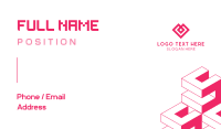Modern Isometric Business Card Preview