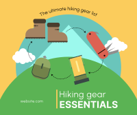 Hiking Gear Essentials Facebook post Image Preview