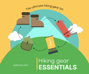 Hiking Gear Essentials Facebook post Image Preview