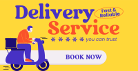 Retro Courier Service Facebook ad Image Preview