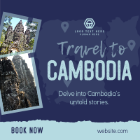 Travel to Cambodia Instagram Post Image Preview