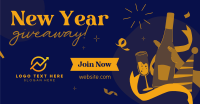 New Year Giveaway Facebook Ad Design