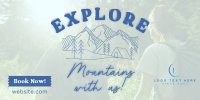 Explore Mountains Twitter post Image Preview