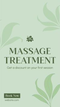 Massage Therapy Service TikTok Video Design
