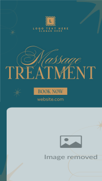 Hot Massage Treatment Instagram Story Design