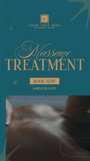 Hot Massage Treatment Instagram story Image Preview