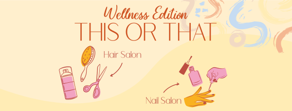 This or That Wellness Salon Facebook Cover Design Image Preview