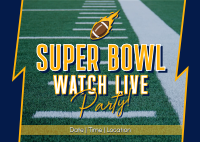 Super Bowl Live Postcard Image Preview