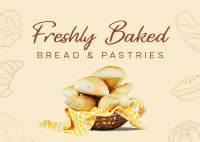 Specialty Bread Postcard Design