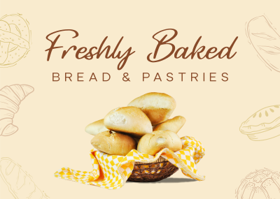 Specialty Bread Postcard Image Preview