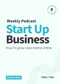Simple Business Podcast Poster Image Preview