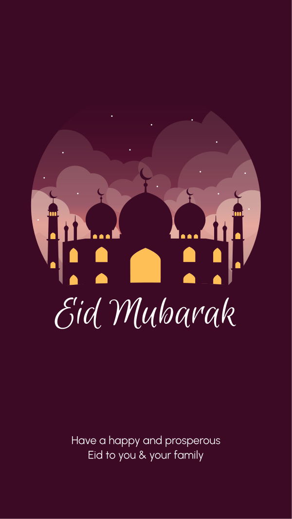 Happy Eid Mubarak Instagram Story Design Image Preview