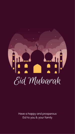 Happy Eid Mubarak Instagram story Image Preview