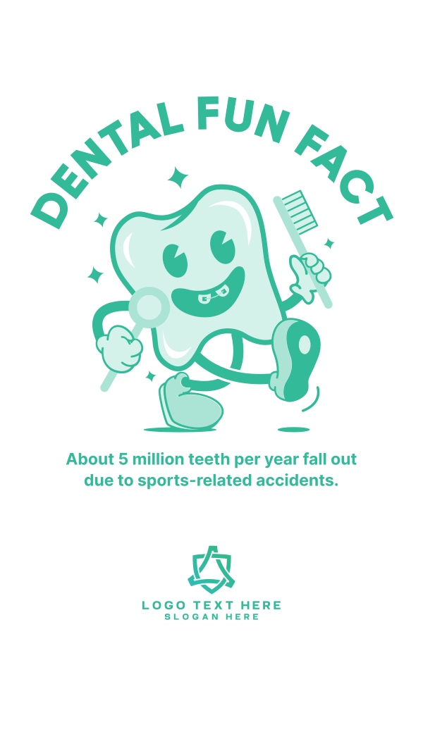 Tooth Fact Instagram Story Design Image Preview