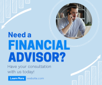 Professional Financial Advisor Facebook post Image Preview