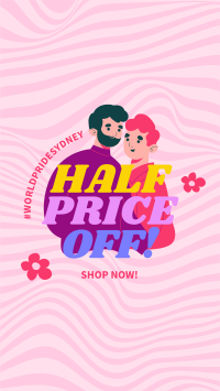 World Pride Sydney Discount Instagram Story Design