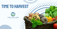 Harvest Vegetables Facebook Ad Design