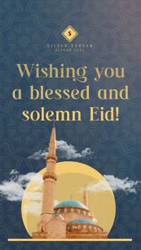 Eid Al Adha Greeting Facebook story Image Preview