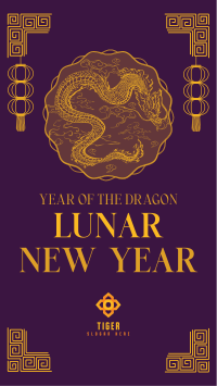 Pendant Lunar New Year Instagram Story Design