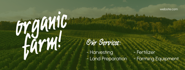 Organic Farming Facebook Cover Design Image Preview