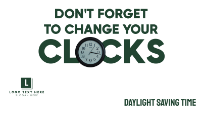 Daylight Saving Time Reminder Facebook event cover Image Preview