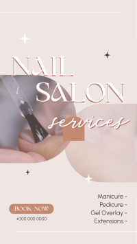 Fancy Nail Service TikTok Video Image Preview