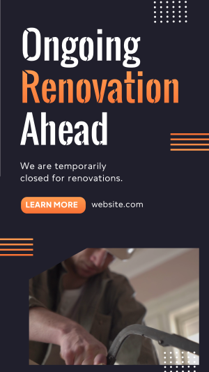 Ongoing House Renovation Facebook story Image Preview