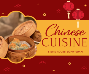Chinese Cuisine Facebook post Image Preview