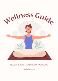 Yoga For Self Care Poster Design