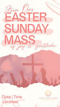 Easter Mass Worship Instagram Story Preview