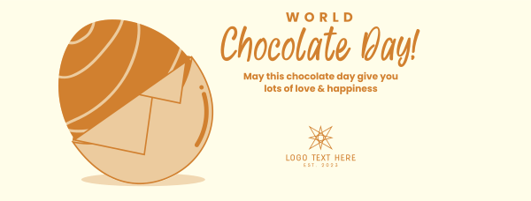 Chocolate Egg Facebook Cover Design Image Preview