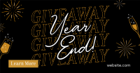 Year End Giveaway Facebook Ad Design