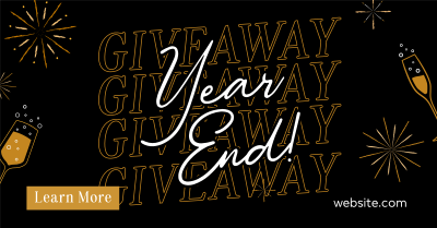 Year End Giveaway Facebook ad Image Preview