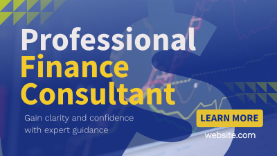 Professional Finance Consultant Facebook event cover Image Preview