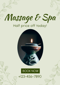 Spa Services Poster Design