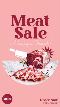 Local Meat Store Facebook Story Design