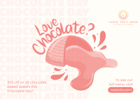 Chocolate Lover Postcard Image Preview