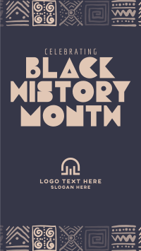 Black History Celebration Facebook Story Design