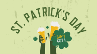 Saint Patrick Promo Facebook Event Cover Design