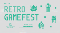 Retro Game Fest Facebook Event Cover Design
