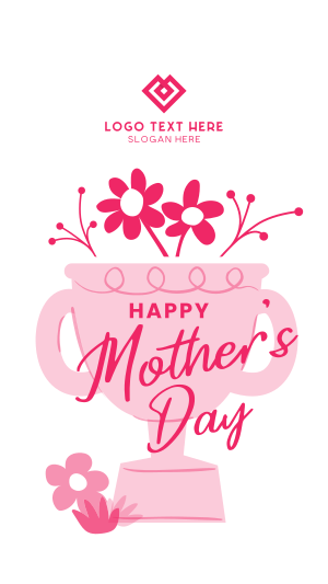 Mother's Day Trophy Greeting Facebook story Image Preview