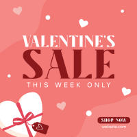 Valentine Week Sale Instagram Post Design