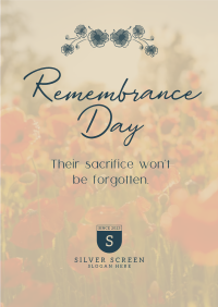 Fallen But Not Forgotten Flyer Image Preview