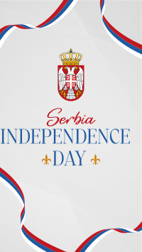 Serbia Independence Day TikTok Video Image Preview