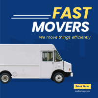 Fast Movers Instagram Post Design