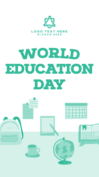 World Education Day Facebook Story Design