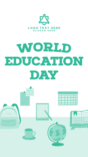 World Education Day Facebook story Image Preview