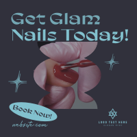 Glam Nail Salon Linkedin Post Image Preview