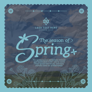 Spring Season Instagram post Image Preview