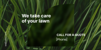 Lawn Care Service Twitter post Image Preview